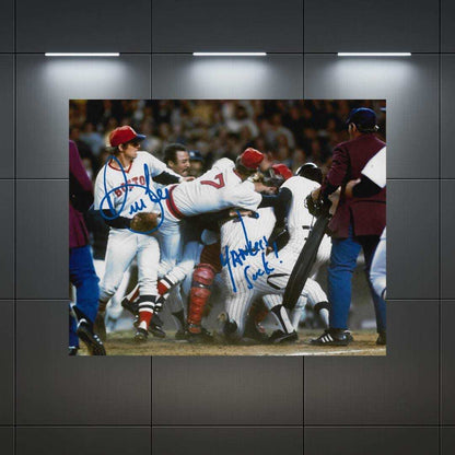Bill Lee Boston Red Sox printed signature-style 8x10 photo art reprint, product image 2 of 3; not hand-autographed