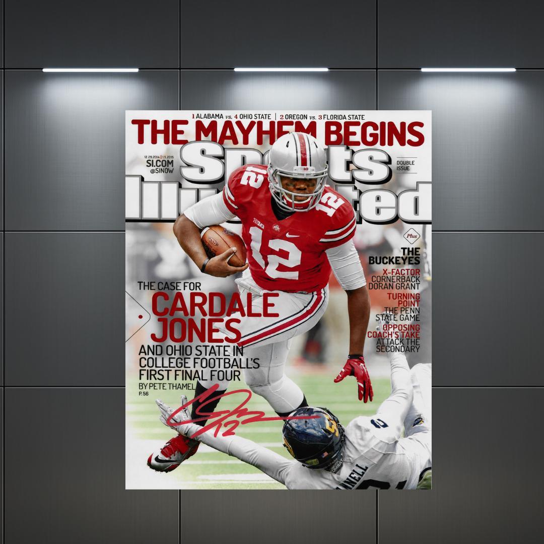 Cardale Jones Ohio State Buckeyes Signed Photo Print Autograph Wall Art