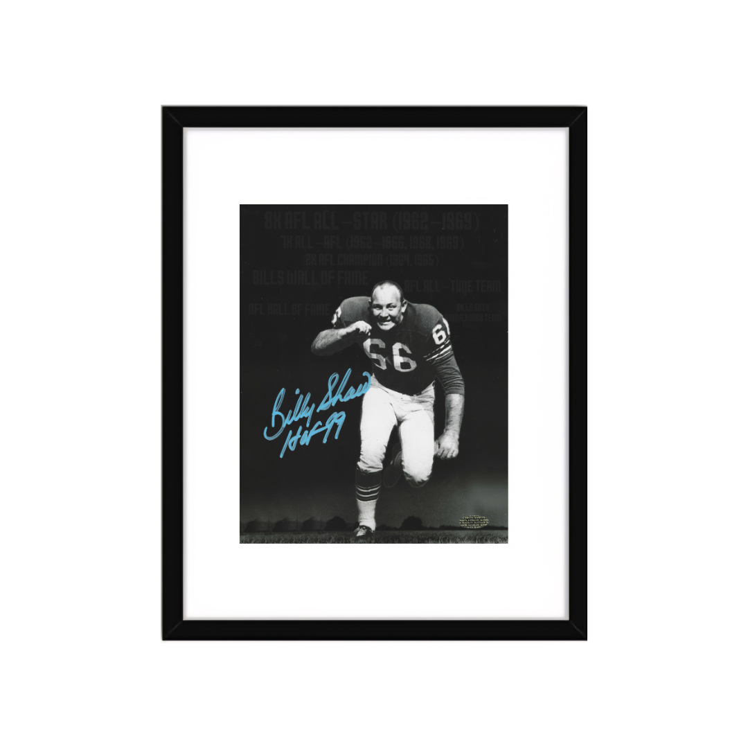BILLY SHAW SIGNED 8X10 PHOTO WITH COA W/Frame - Fan Freaks