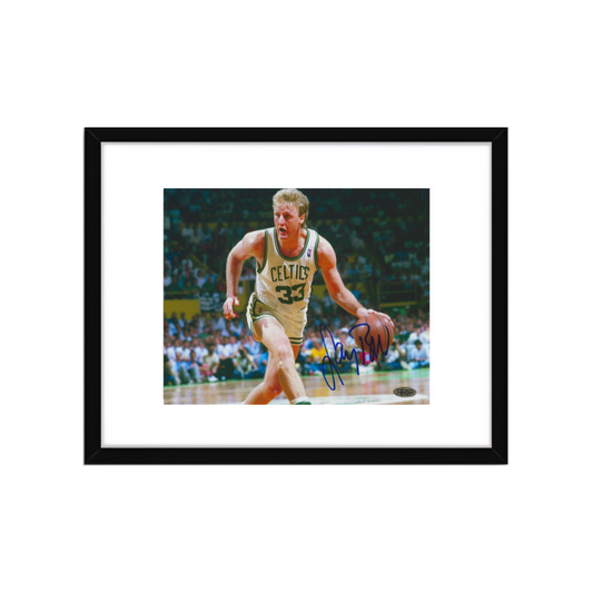 LARRY BIRD SIGNED BOSTON CELTICS 8X10 PHOTO ART PRINT - Fan Freaks