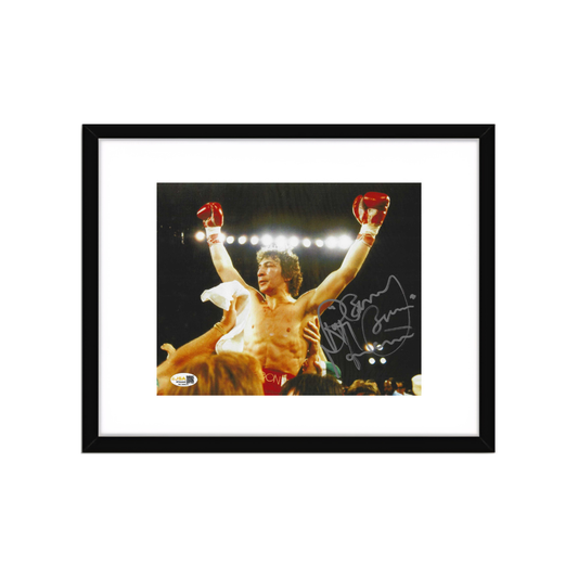 Ray Boom Boom Mancini Autographed 8X10 Photo Hologram W/Frame - Fan Freaks
