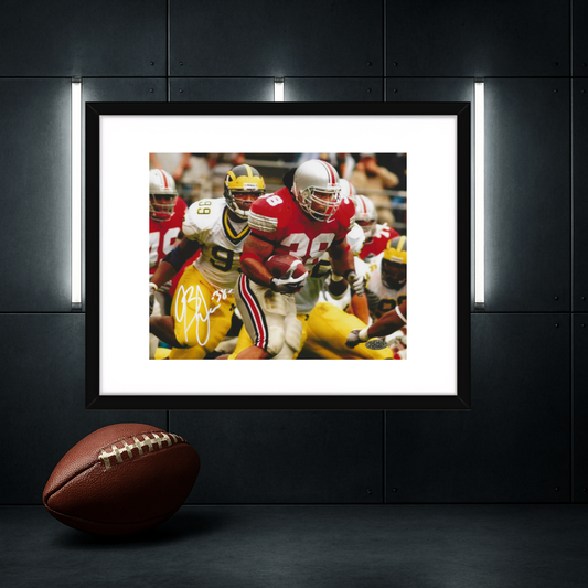 BRANDEN JOE AUTOGRAPHED 8X10 PHOTO OHIO STATE WITH COA