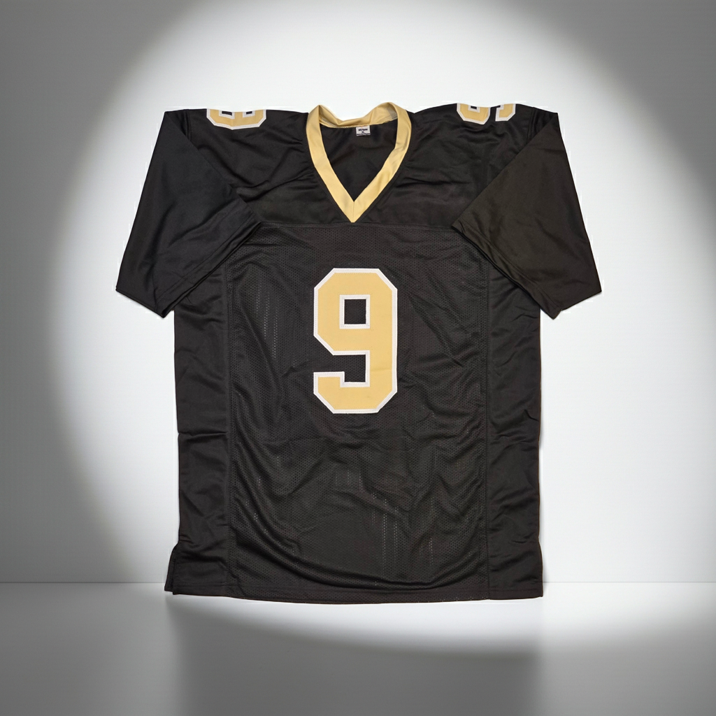 Drew Brees New Orleans Saints Autographed Football Jersey coa