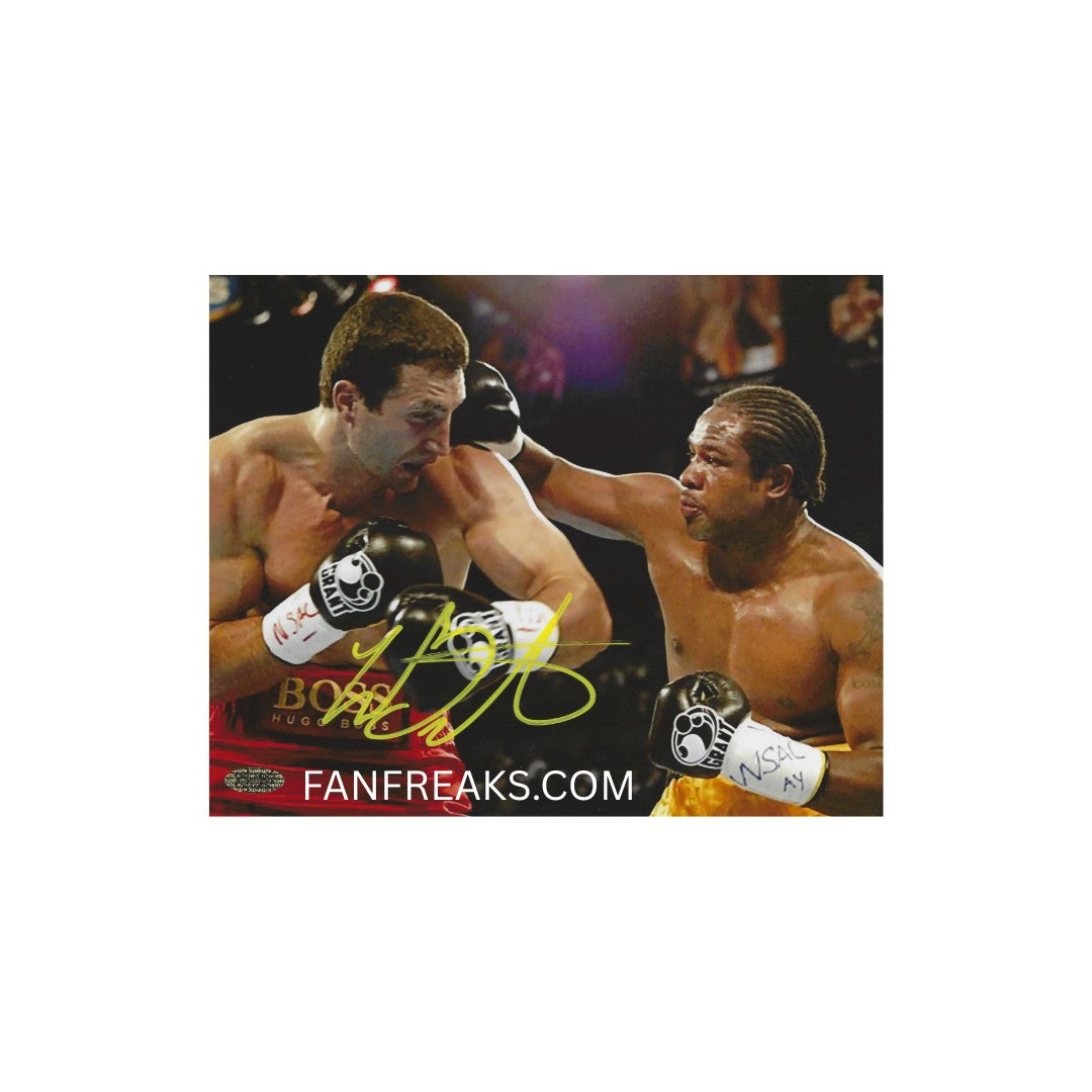 LAMON BREWSTER AUTOGRAPHED 8X10 PHOTO BOXING REPRINT