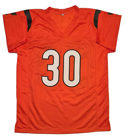 Chase Brown Cincinnati Bengals Autographed Football Jersey With JSA Coa