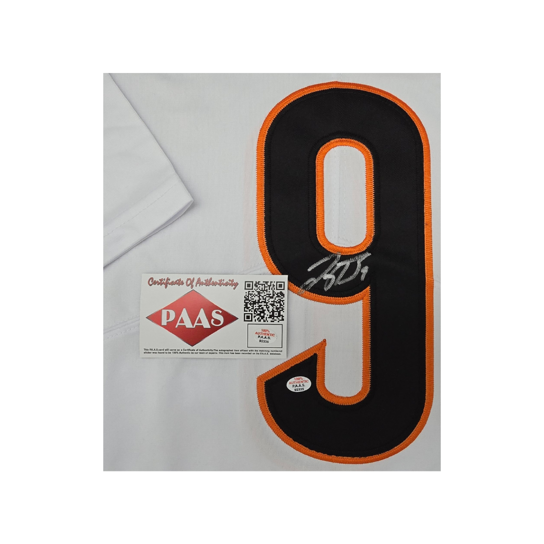 Joe Burrow of the Cincinnati Bengals autographed football jersey COA