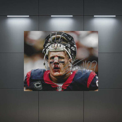 J.J. Watt Houston Texans signature-style photo reprint – 8x10 Art Print #2