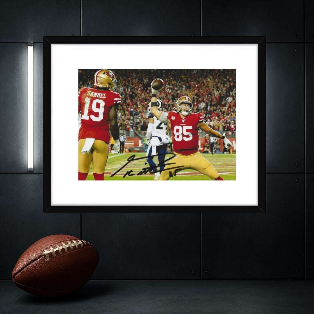 George Kittle Signed Photo Print Autograph Wall Art