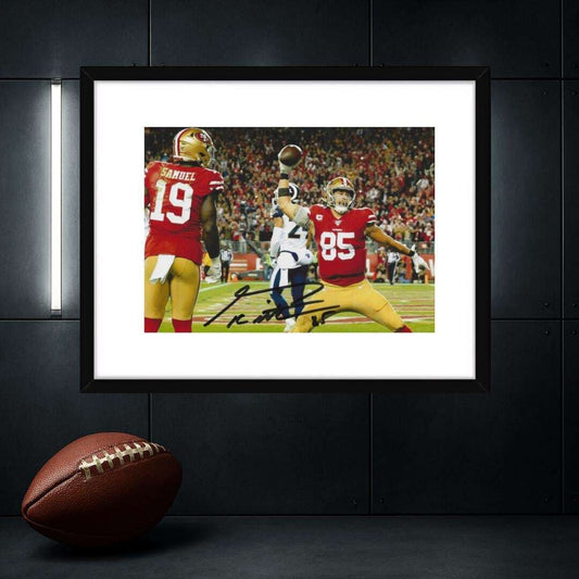 George Kittle Signed Photo Print Autograph Wall Art
