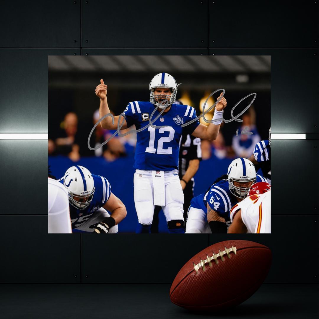 Andrew Luck Indianapolis Signed Photo Print Autograph Wall Art