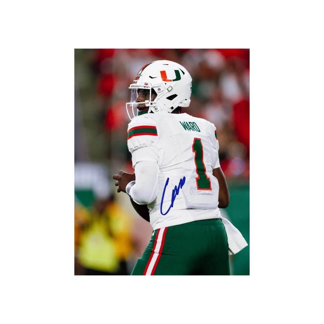Cam Ward University of Miami Signed Photo Print Autograph Wall Art