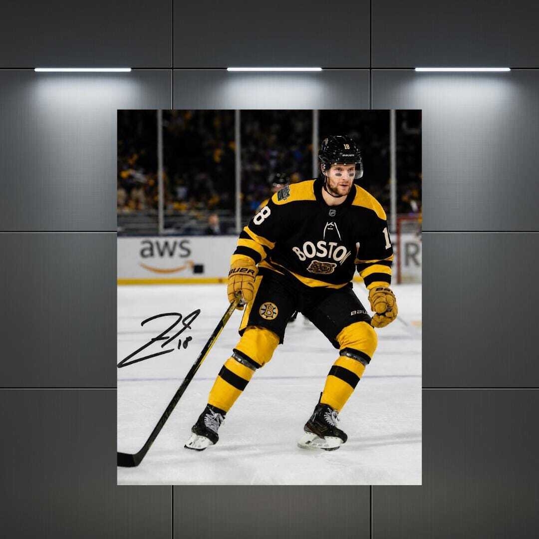 Pavel Zacha Boston Bruins Signed Photo Reprint – 8x10 Art Print