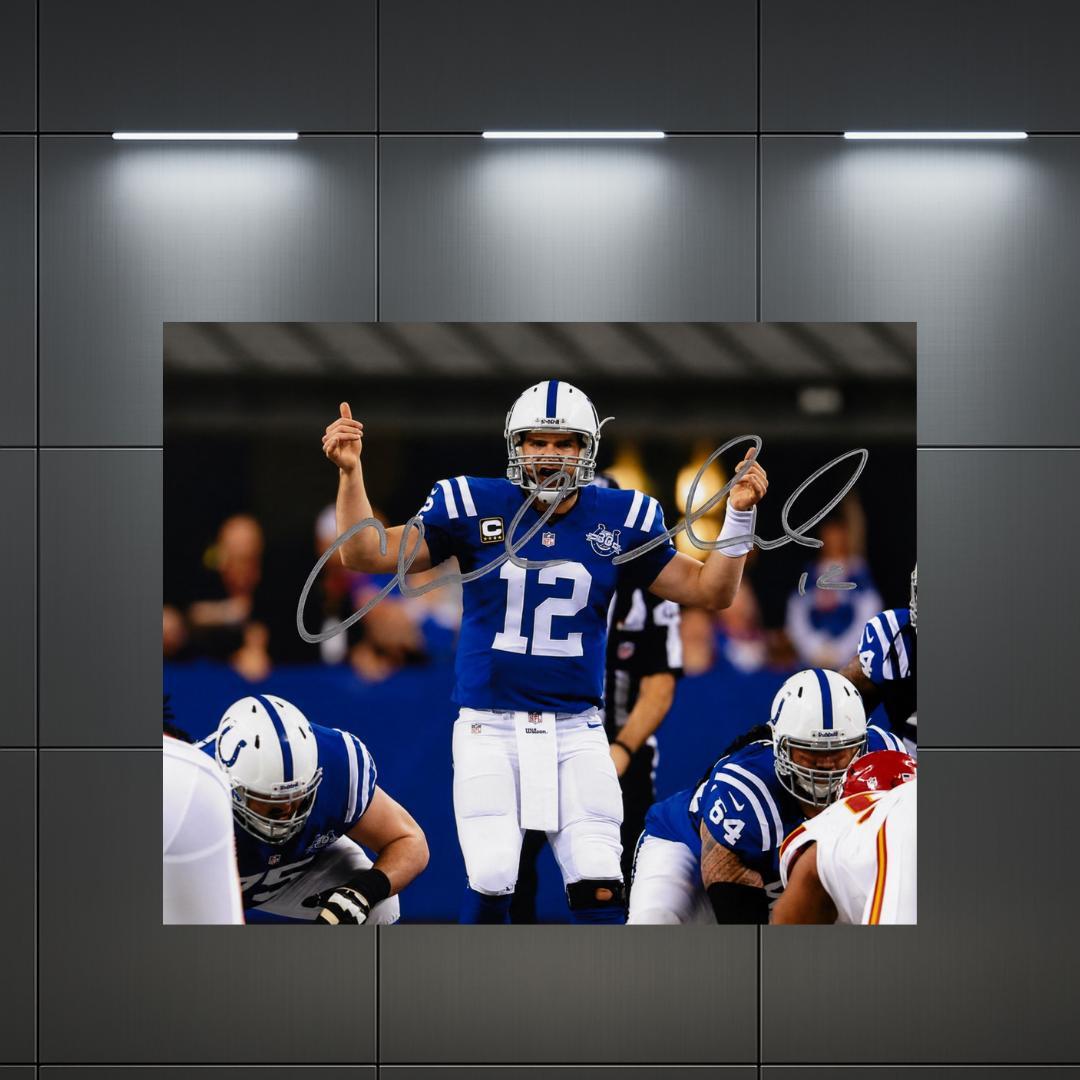 Andrew Luck Indianapolis Signed Photo Print Autograph Wall Art