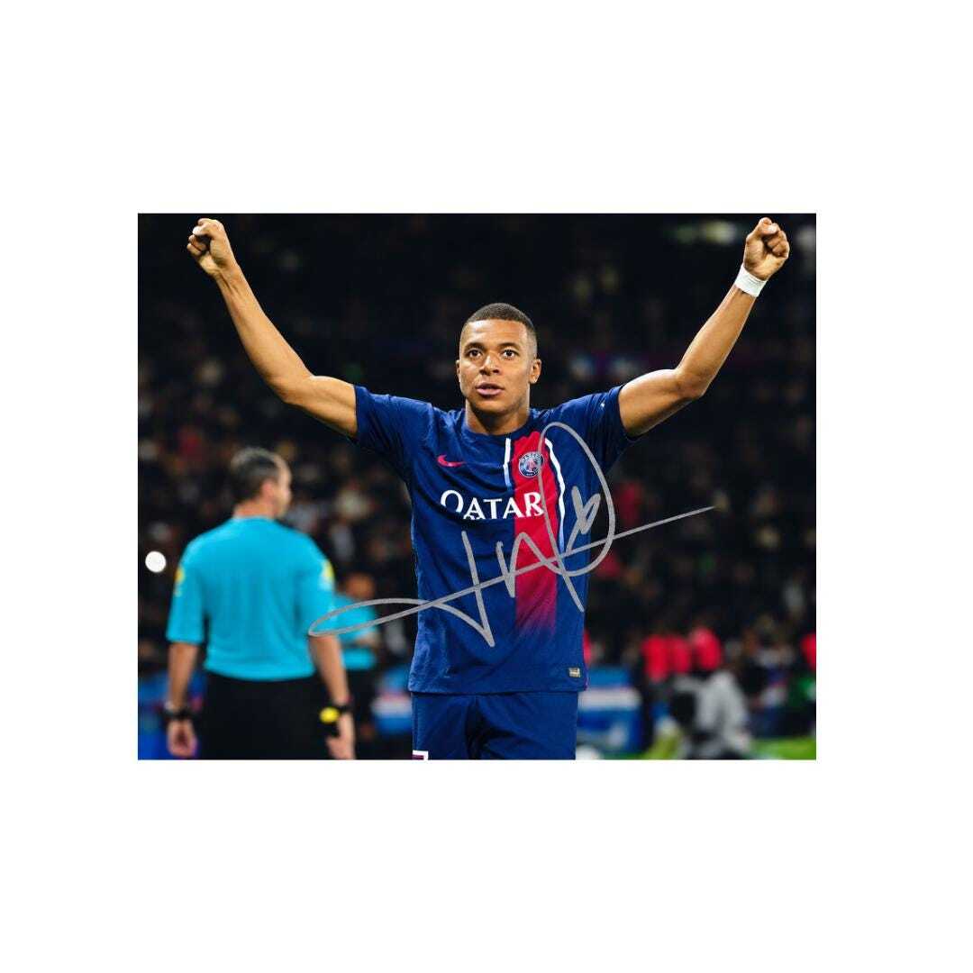 Kylian Mbappé Paris Saint-Germain Signed Photo Reprint – 8x10 Art Print #3