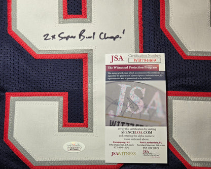 Tully Banta-Cain New England Patriots autographed football jersey with JSA COA
