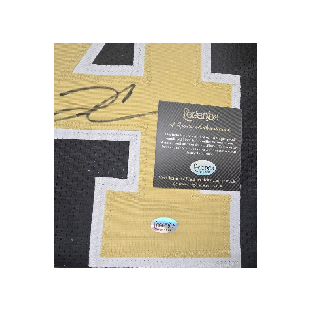 Derek Carr Los Angeles Raiders Autographed Black Football Jersey coa - Fan Freaks