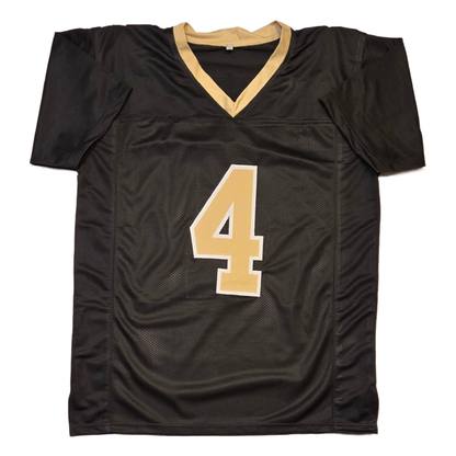 Derek Carr New Orleans Saints Autographed Black Football Jersey With Coa