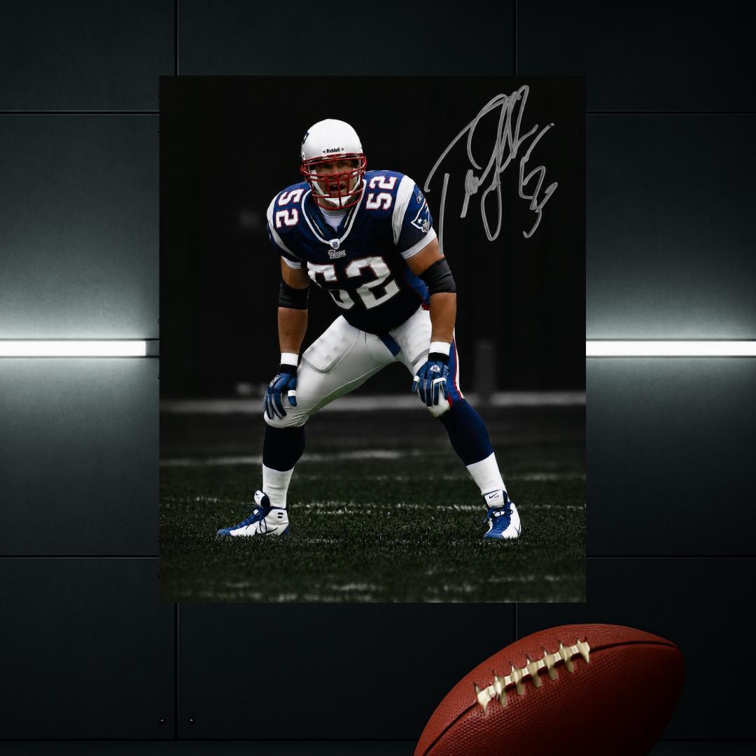 Ted Johnson New England Patriots Signed Photo Print Autograph Wall Art
