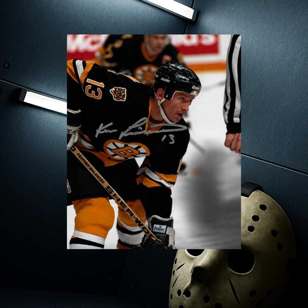 Ken Linseman Boston Bruins Signed Photo Reprint – 8x10 Art Print