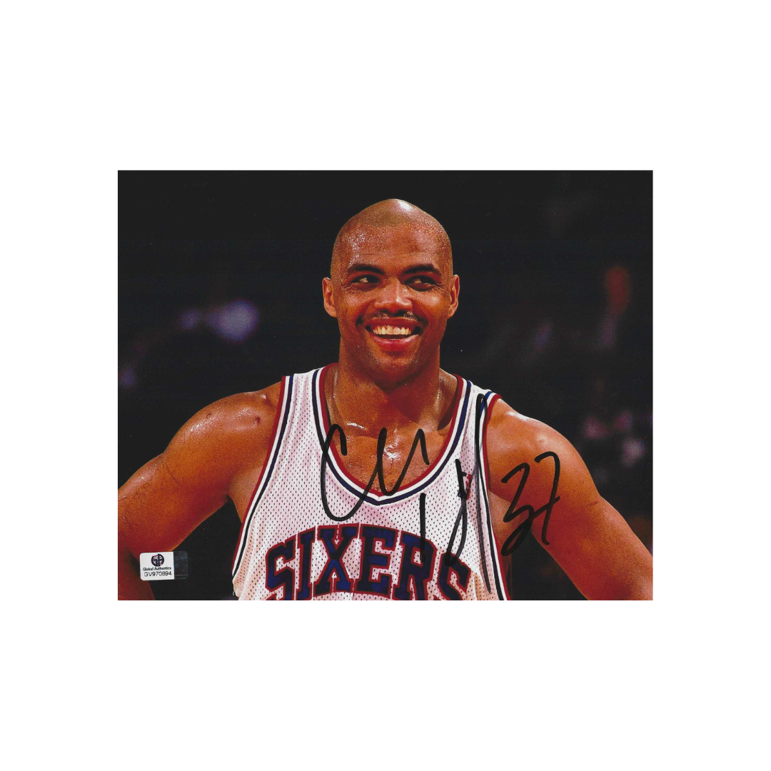 Charles Barkley Philadelphia 76ers Autographed 8x10 Art Print