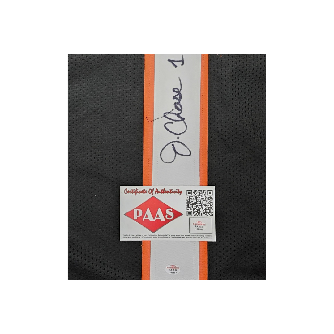 Ja'Marr Chase of the Cincinnati Bengals autographed football jersey COA - Fan Freaks