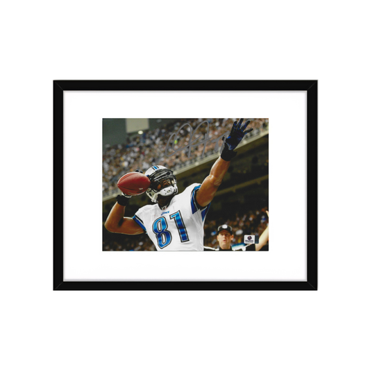 Calvin Johnson Detroit Lions Autographed 8x10 Photo Art Print - Fan Freaks
