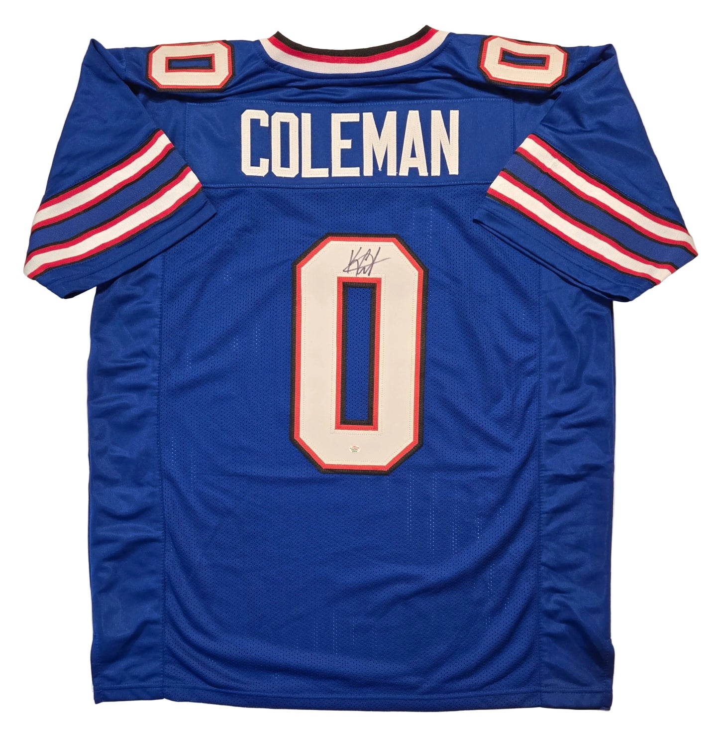 Buffalo Bills Keon Coleman Custom signed football jersey PAAS COA (XL)