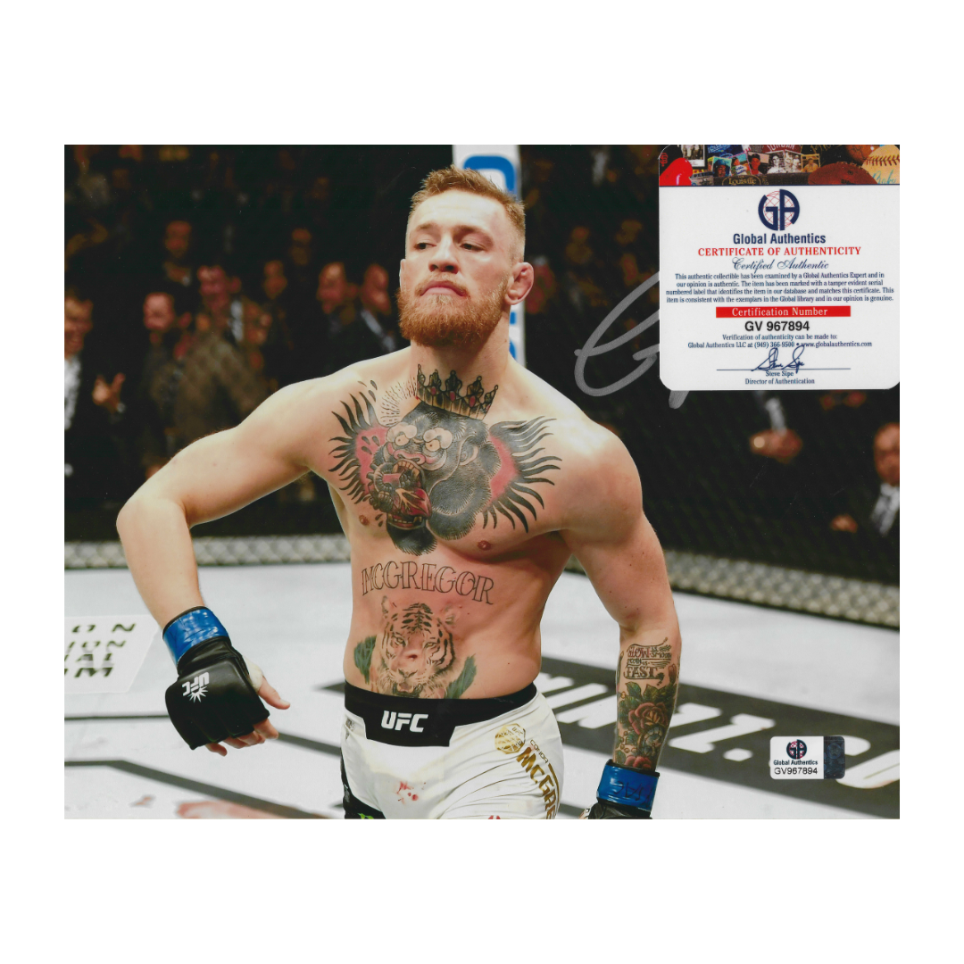 Conor McGregor UFC Autographed 8x10 Photo coa W/Frame