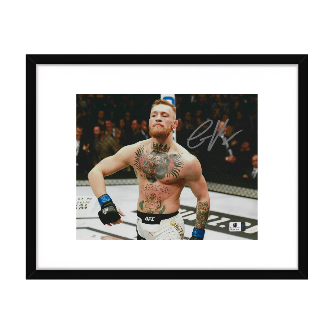 Conor McGregor UFC Autographed 8x10 Photo coa W/Frame