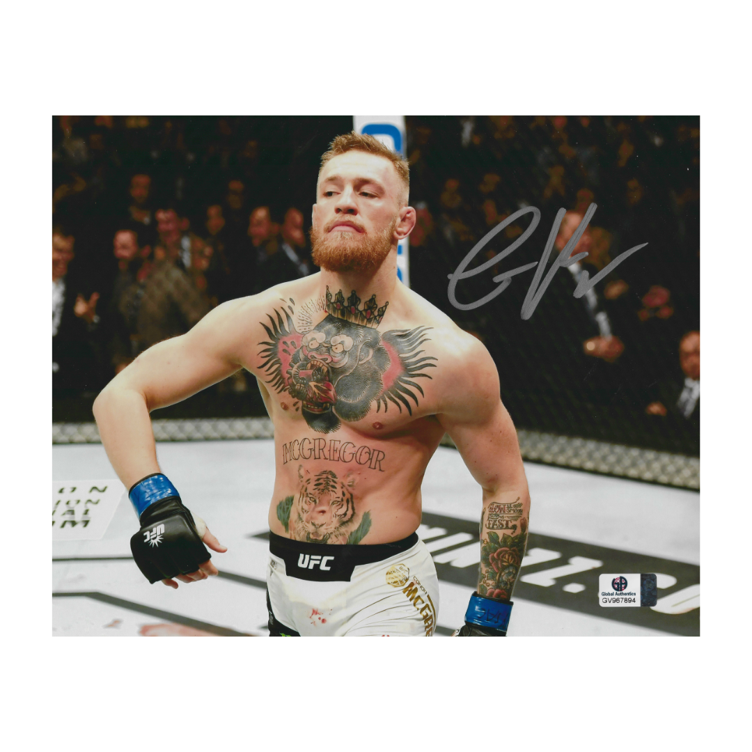 Conor McGregor UFC Autographed 8x10 Photo coa W/Frame