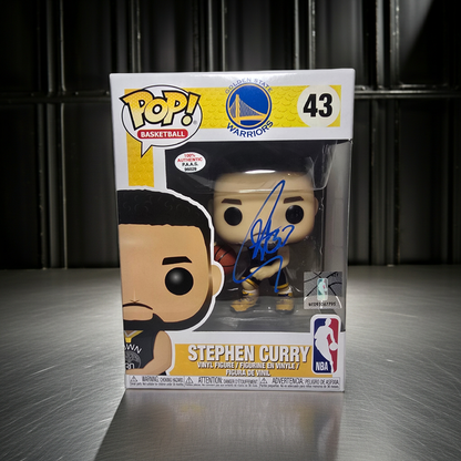 Stephen Curry Golden State Warriors autographed Funko Pop collectible with COA