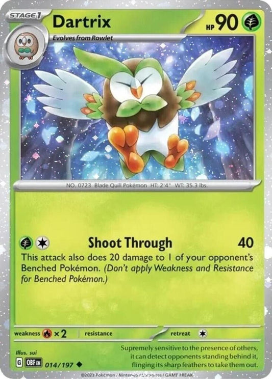 Dartrix 014/197 Scarlet & Violet: Obsidian Flames