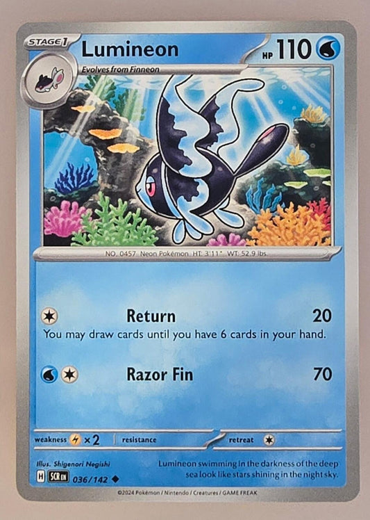 Lumineon Pokémon card