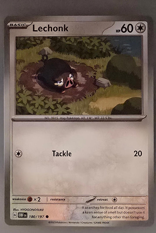 Lechonk Pokémon Scarlet & Violet: Obsidian