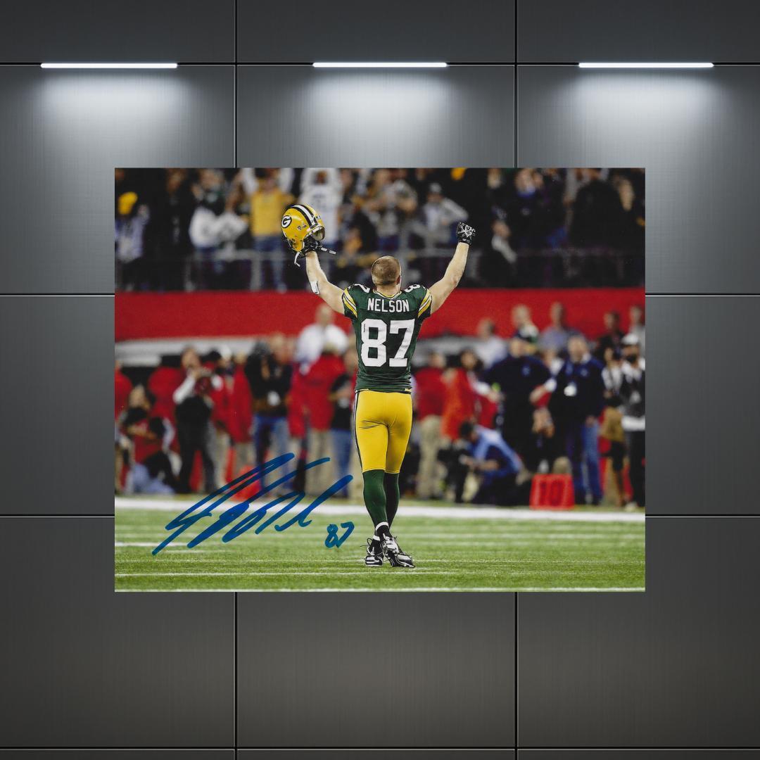 Jordy Nelson Green Bay Packers Signed Photo Print Autograph Wall Art