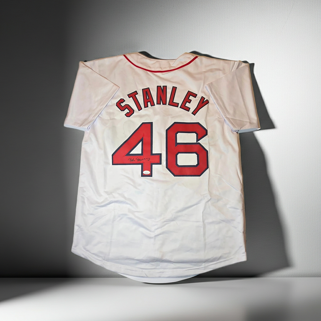 Bob Stanley Boston Red Sox Autographed Custom Baseball Jersey coa