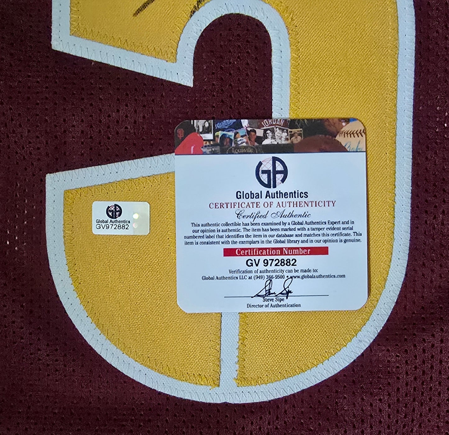 Jayden Daniels Washington Commanders Autographed Custom Football Jersey coa (XL)