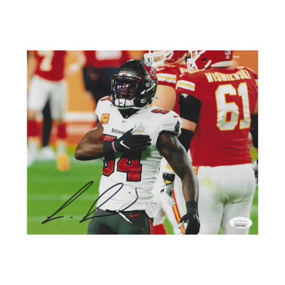Lavonte David Tampa Bay Buccaneers autographed 8x10 photo, unframed image