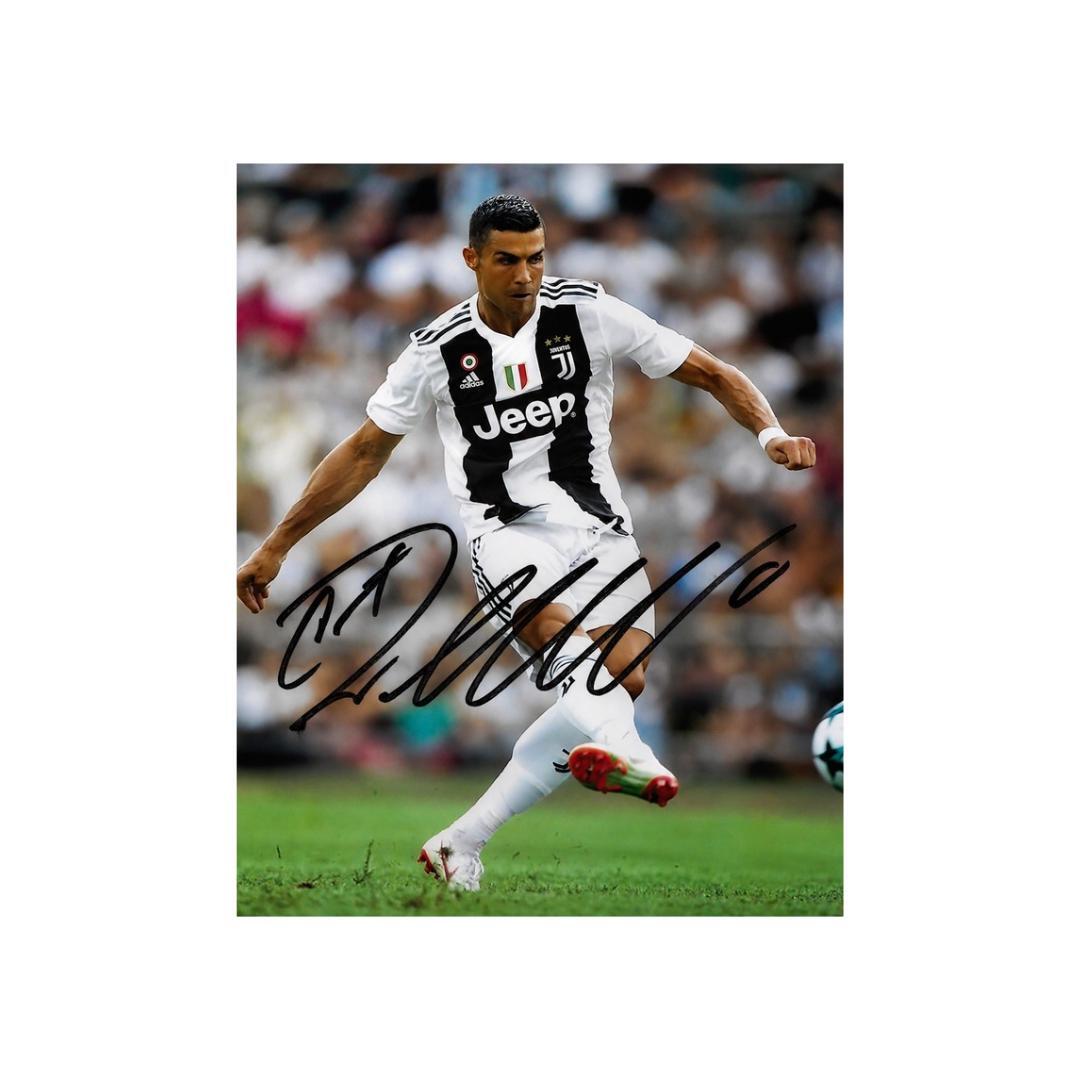 Cristiano Ronaldo Juventus FC 2 Signed Photo Print Autograph Wall Art