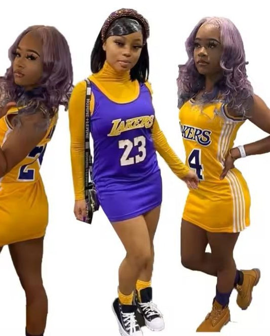 Basketball Spandex Dress for Women - Comfortable Fit, Versatile Style, Ideal for Sports and Casual Wear
