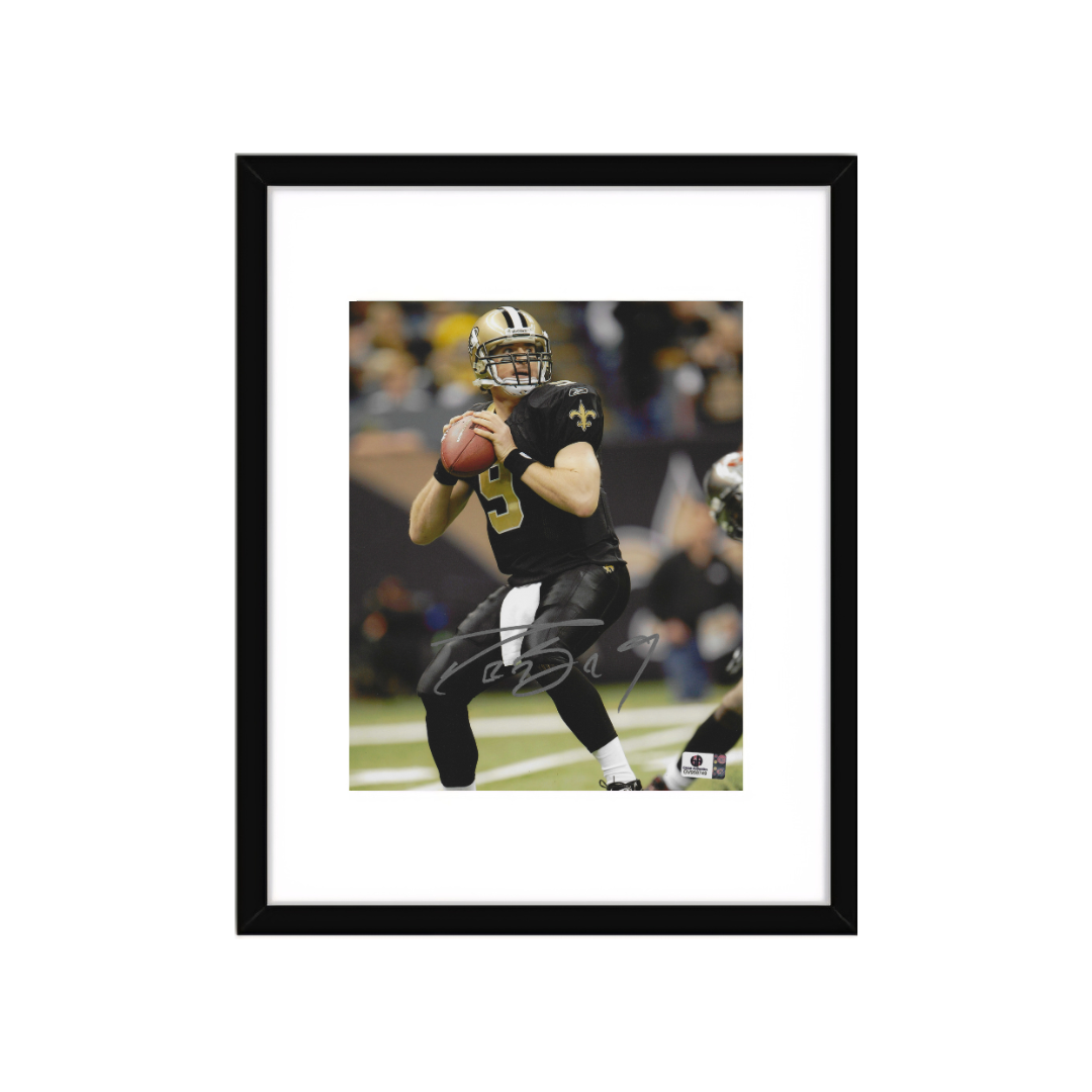 Drew Brees New Orleans Saints Autographed 8x10 Photo Art Print - Fan Freaks