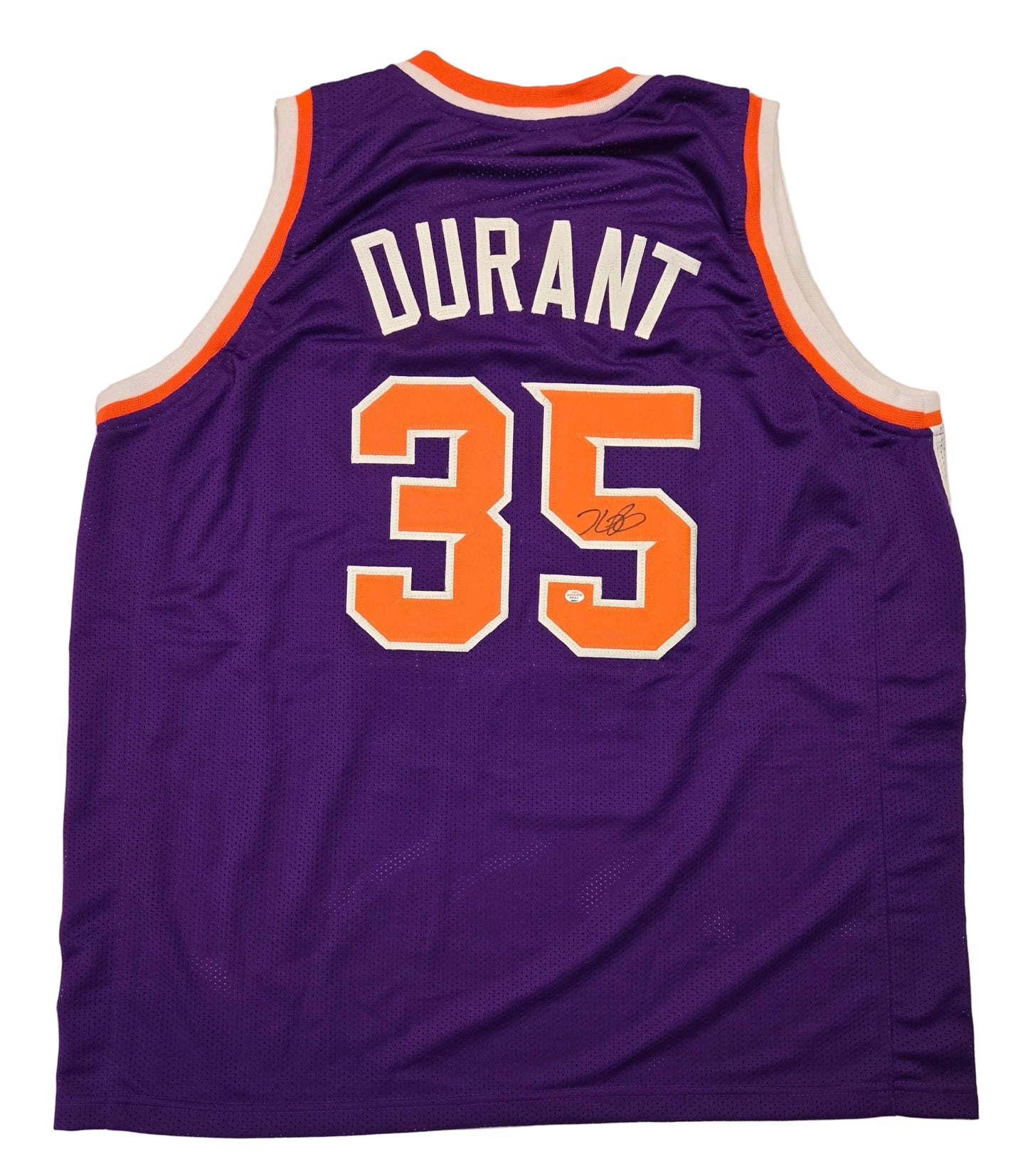 Kevin Durant of the Phoenix Suns autographed basketball jersey COA
