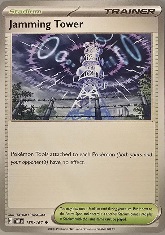 Jamming Tower Trainer Stadium card #153.