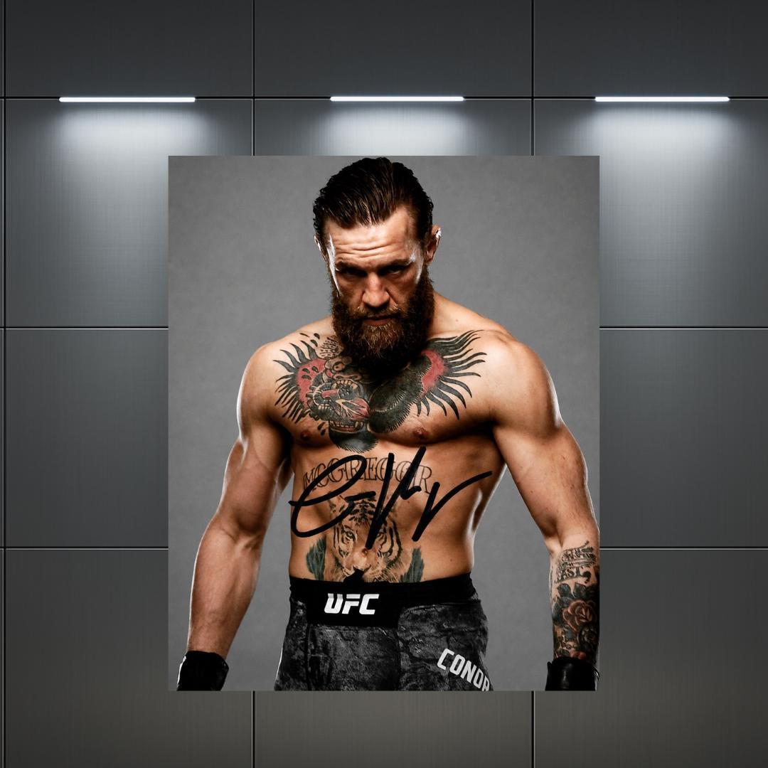 Conor McGregor UFC Signed Photo Print Autograph Wall Art