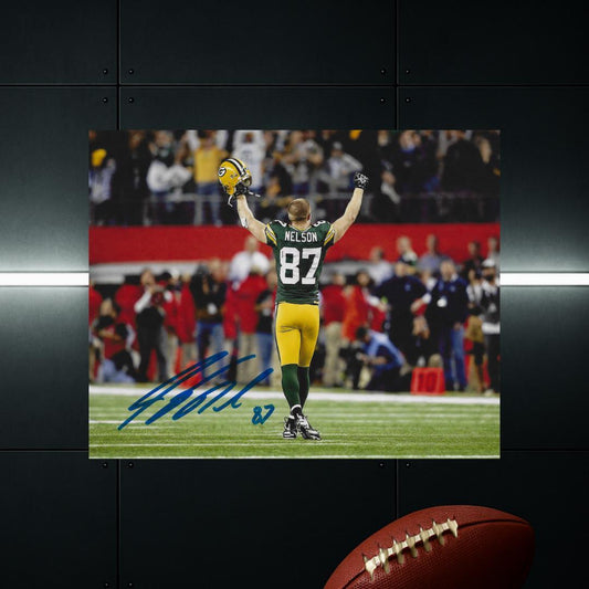Jordy Nelson Green Bay Packers Signed Photo Print Autograph Wall Art