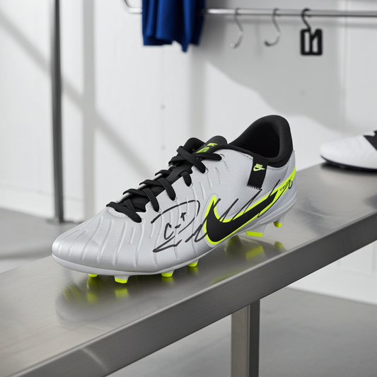 Cristiano Ronaldo Al-Nassr Autographed Nike Soccer Cleat With COA