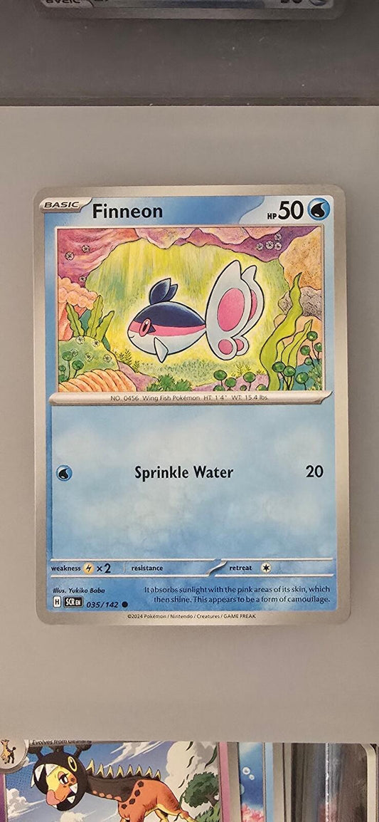 Finneon 035/142 from the Pokémon Stellar Crown set.