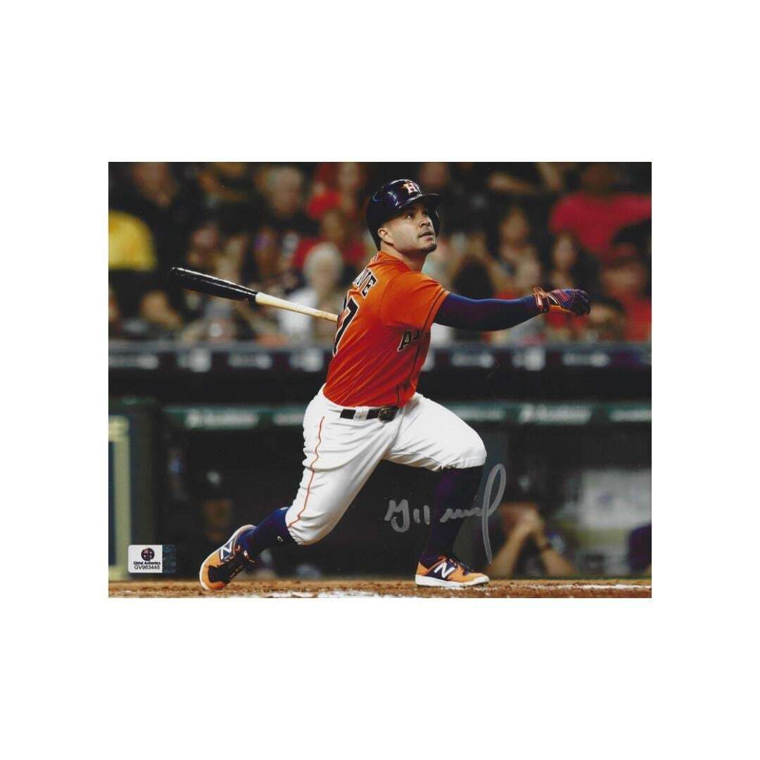 Jose Altuve Houston Astros Signed Photo Print Autograph Wall Art