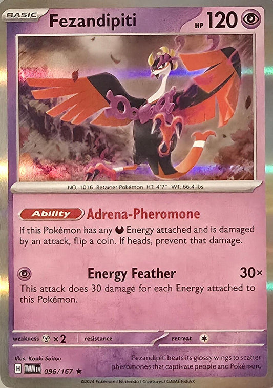 Fezandipiti (096/167) from the Pokémon Twilight Masquerade