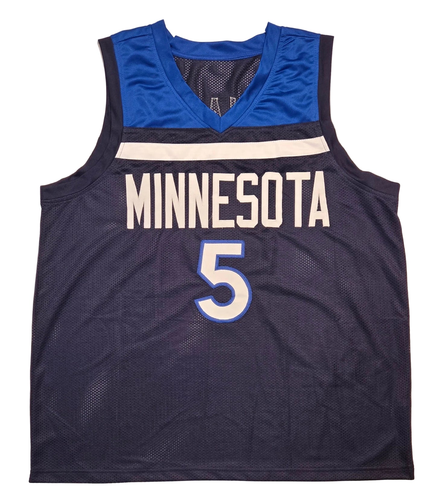 Anthony Edwards Minnesota Timberwolves Autographed Navy Basketball Jersey coa